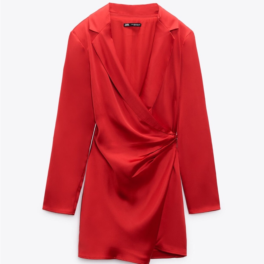 Zara satin dress